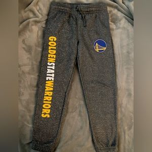 Boys Size Medium (10-12) Sweat Pants - Golden State Warriors